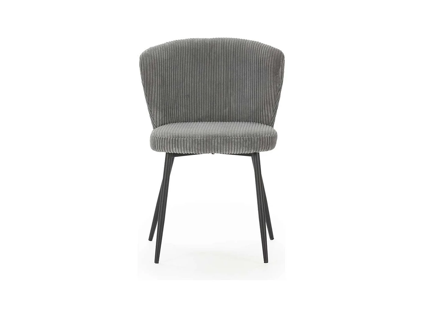 Pack de 4 sillas modelo Guadiana tapizado textil gris, 78cm(alto) 47cm(ancho) 58cm(largo)