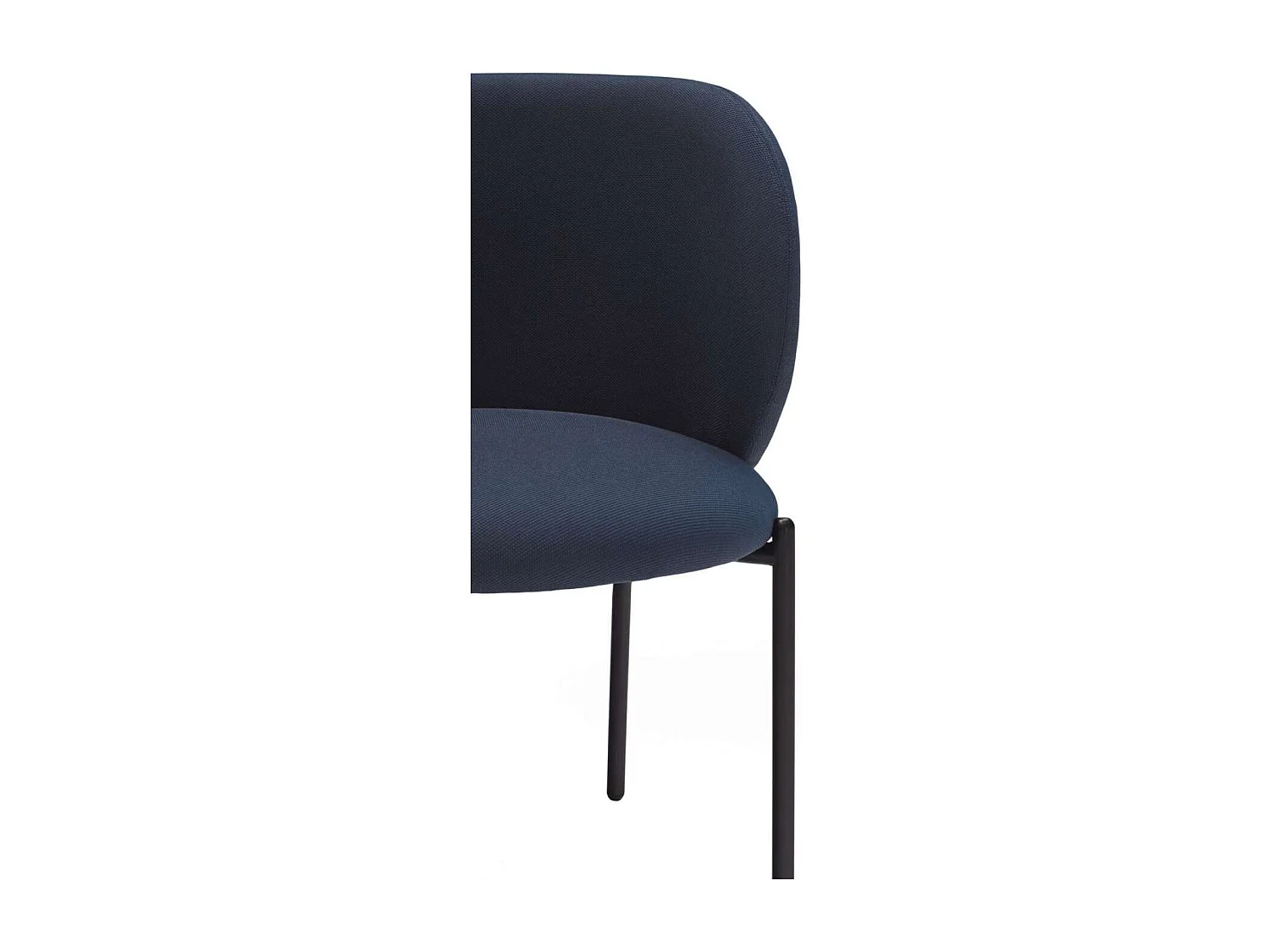 Pack de 2 sillas modelo Mogi tapizado en textil azul marino, 49/81cm (alto) 59cm (ancho) 5