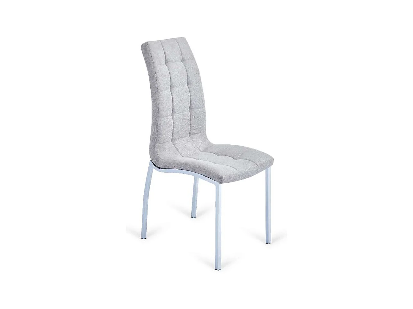 Pack 4 sillas San Sebastián tapizado en tela tipo lido piedra. 96 cm (alto) 42 cm (ancho)