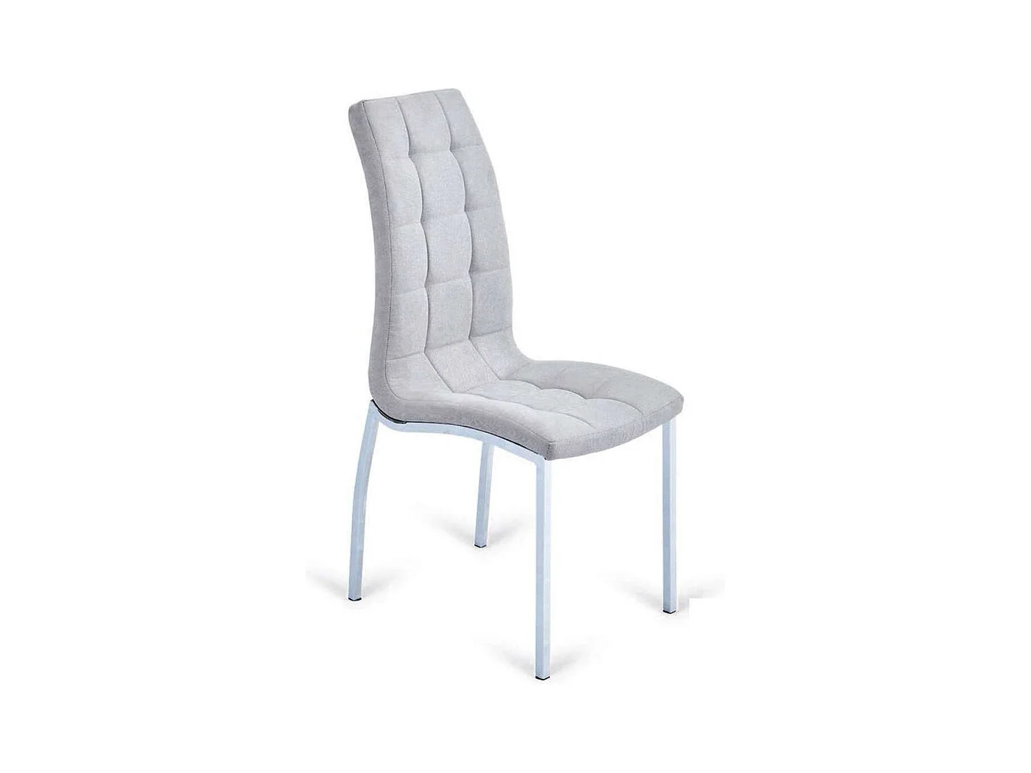 Pack 4 sillas San Sebastián tapizado en tela tipo lido piedra. 96 cm (alto) 42 cm (ancho)