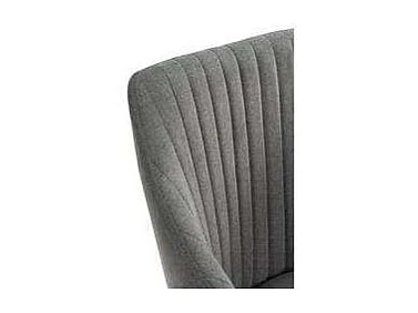 Pack de 2 sillones para comedor Marc tapizado textil negro, 88cm(alto) 55cm(ancho) 57cm(fo