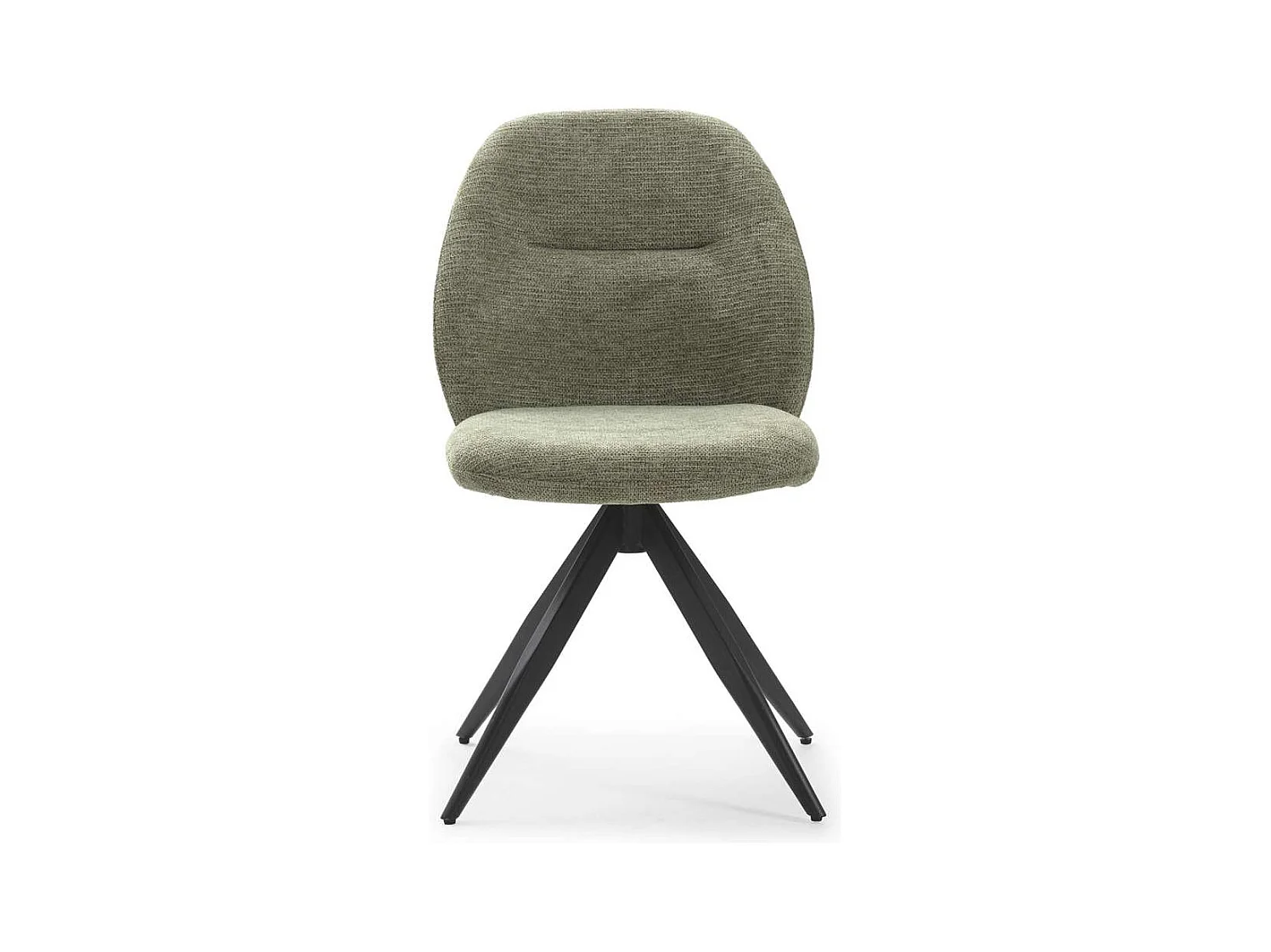 Pack de 2 sillas giratorias modelo Tamesis tapizado textil verde, 85cm(alto) 49.5cm(ancho)