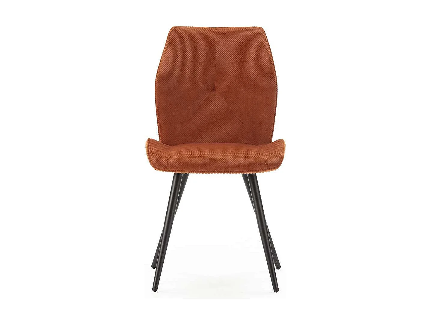 Pack de 2 sillas modelo Adara tapizado textil teja, 91cm(alto) 46cm(ancho) 62cm(largo)