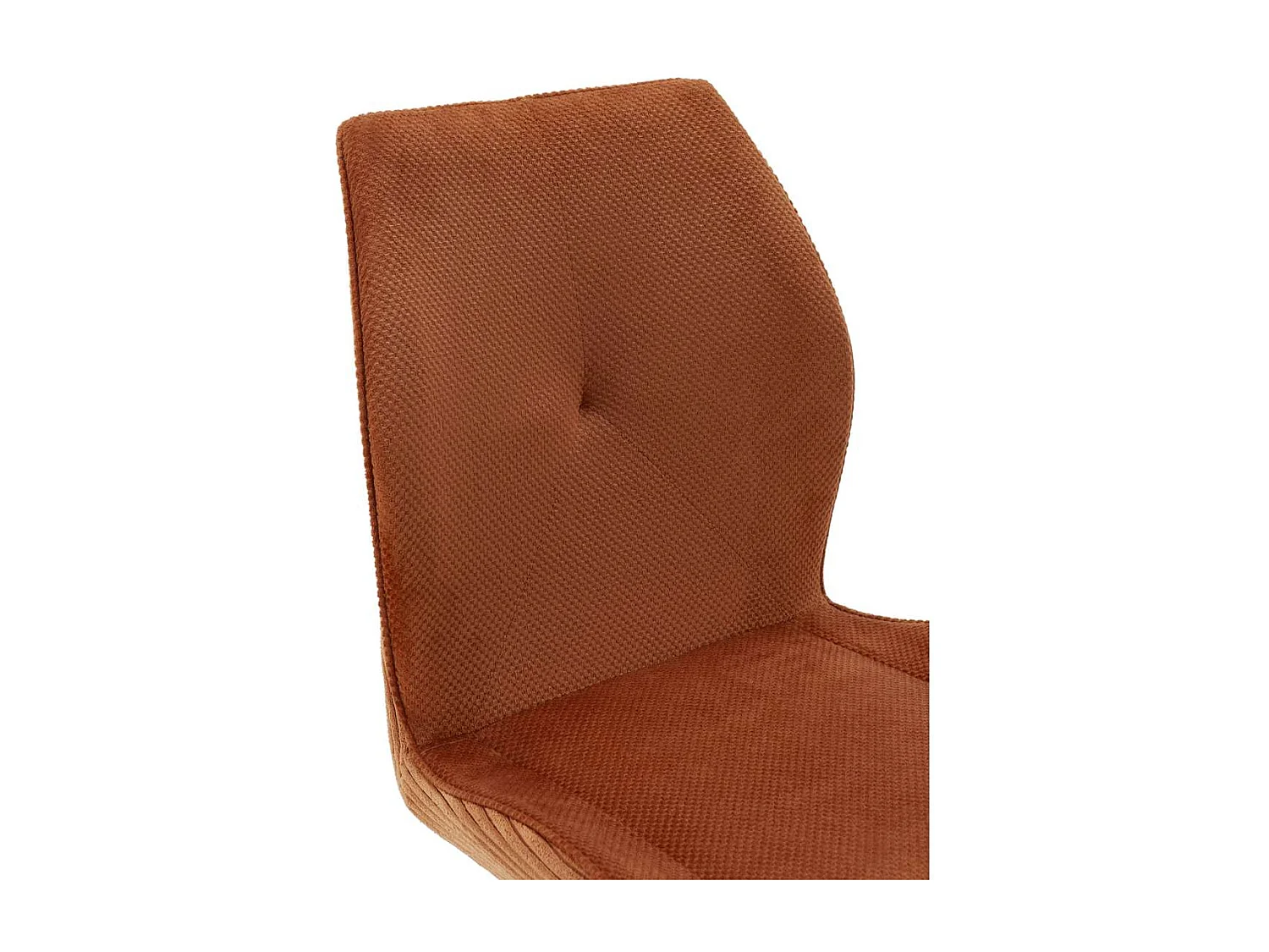 Pack de 2 sillas modelo Adara tapizado textil teja, 91cm(alto) 46cm(ancho) 62cm(largo)