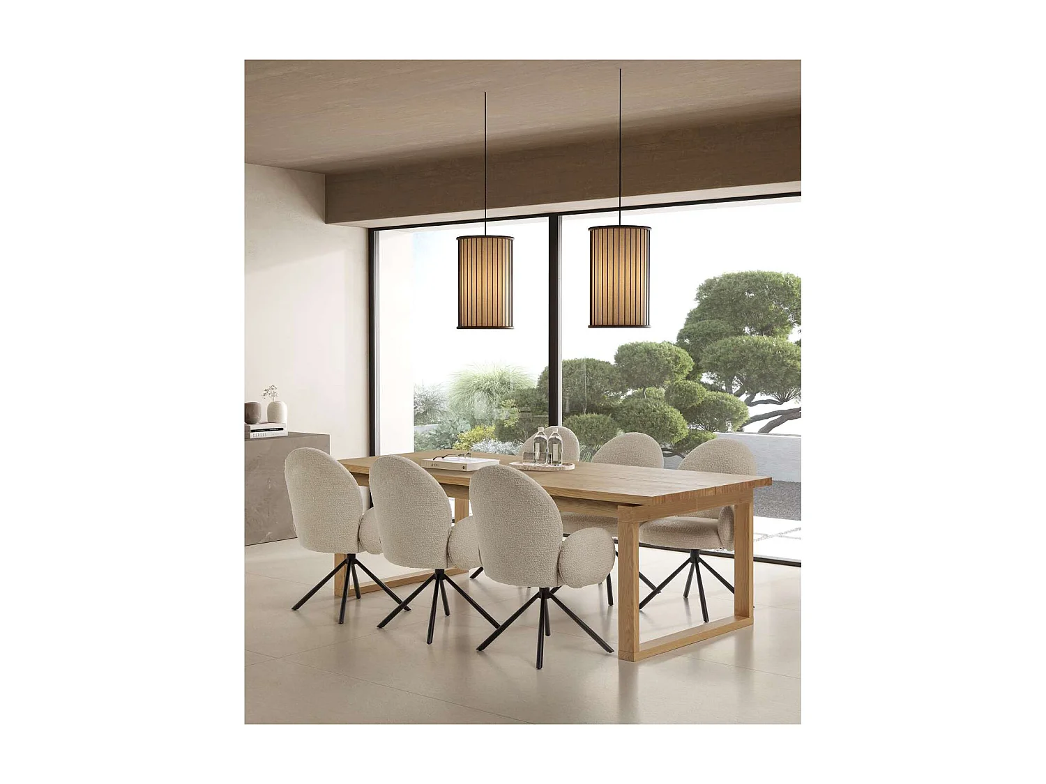 Sillón giratorio modelo Damas con brazos tapizado textil blanco, 89cm(alto) 64cm(ancho) 6