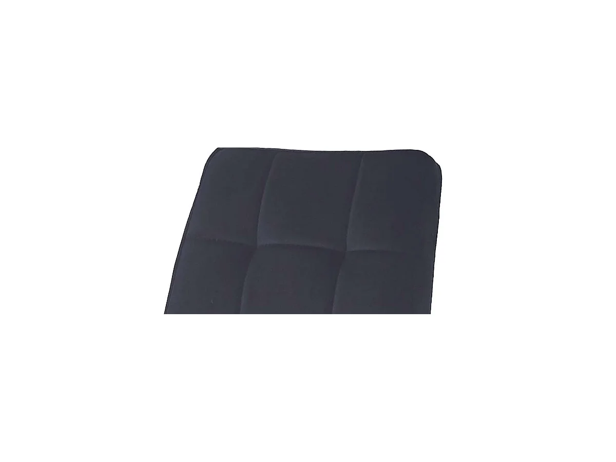 Pack de 4 sillas San Sebastián tapizada en tejido velvet negro. 96 cm (alto) 42 cm (ancho