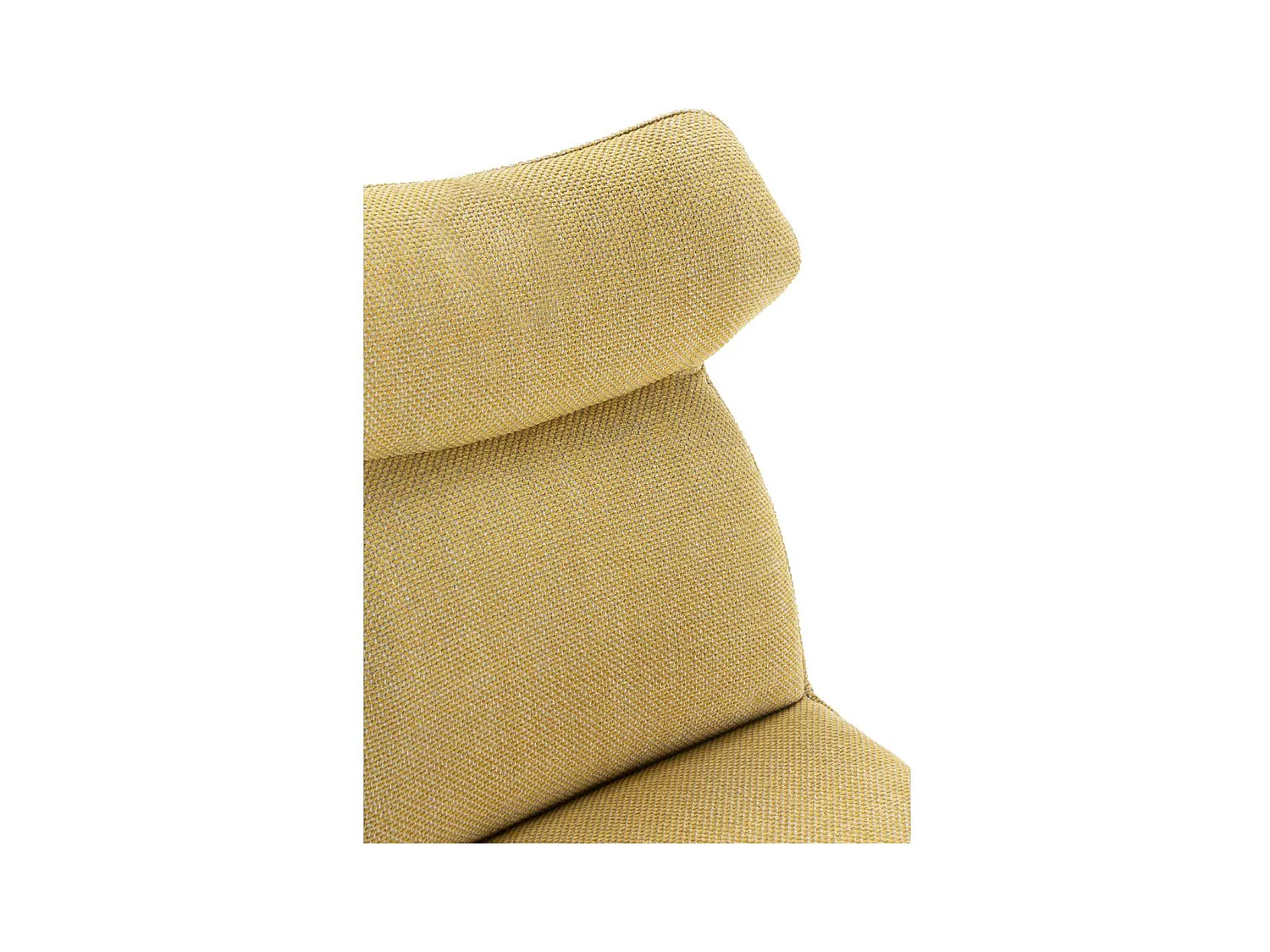 Pack de 2 sillas modelo Dimitri tapizado textil mostaza, 91cm(alto) 47cm(ancho) 64cm(largo