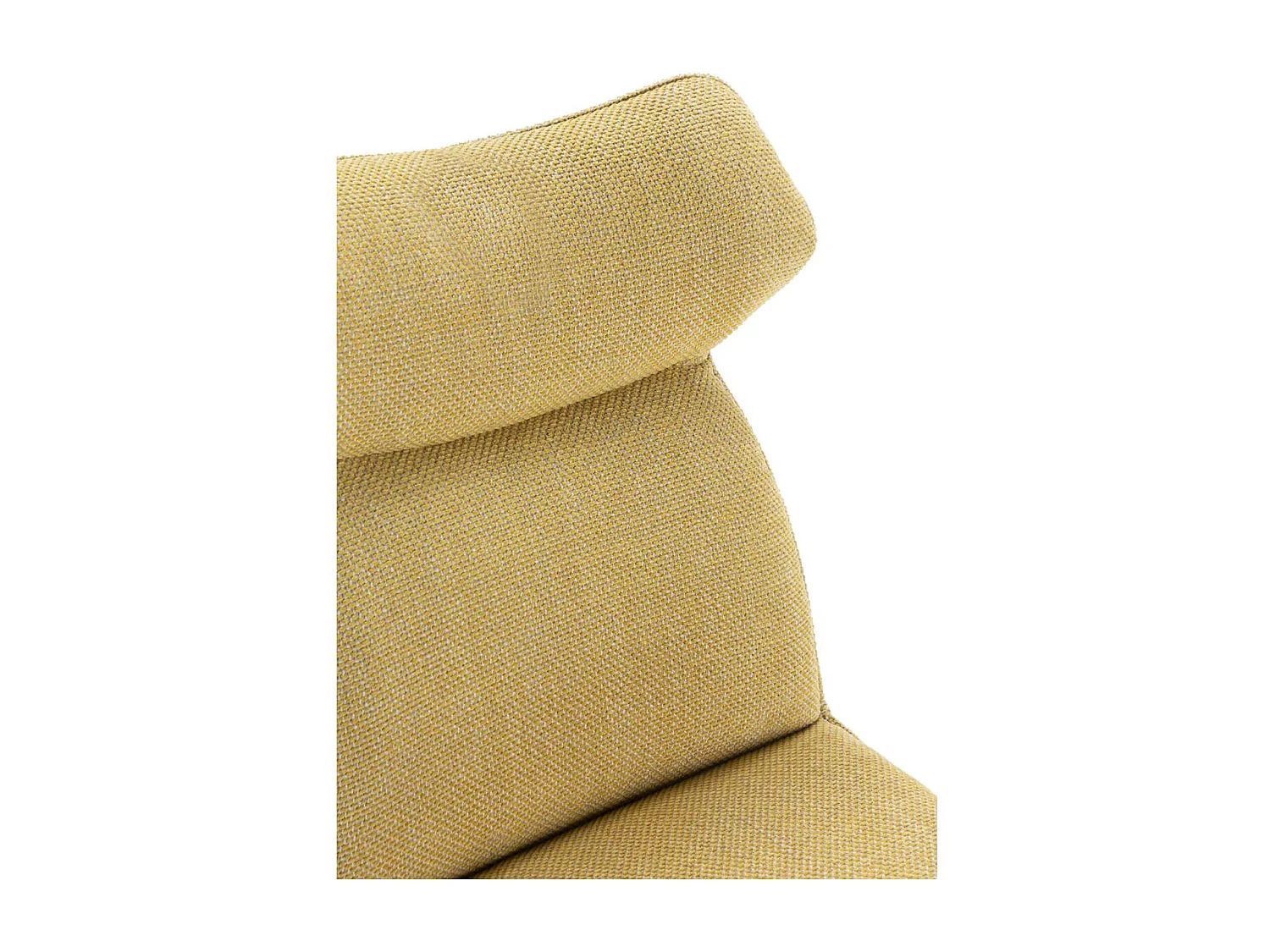 Pack de 2 sillas modelo Dimitri tapizado textil mostaza, 91cm(alto) 47cm(ancho) 64cm(largo