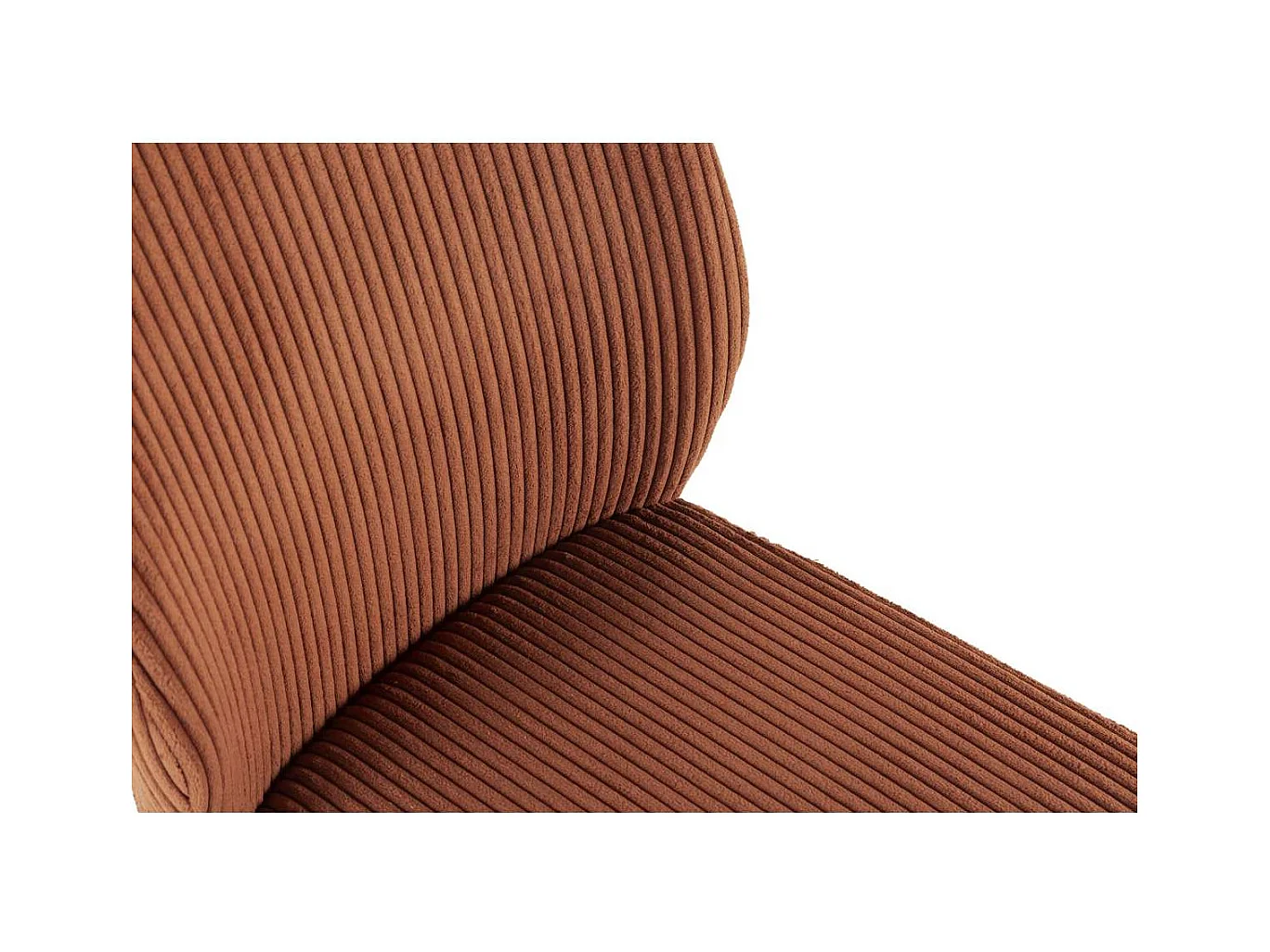 Pack de 2 sillas md-Pau tapizado textil teja, 98cm(alto) 45cm(ancho) 60cm(largo)