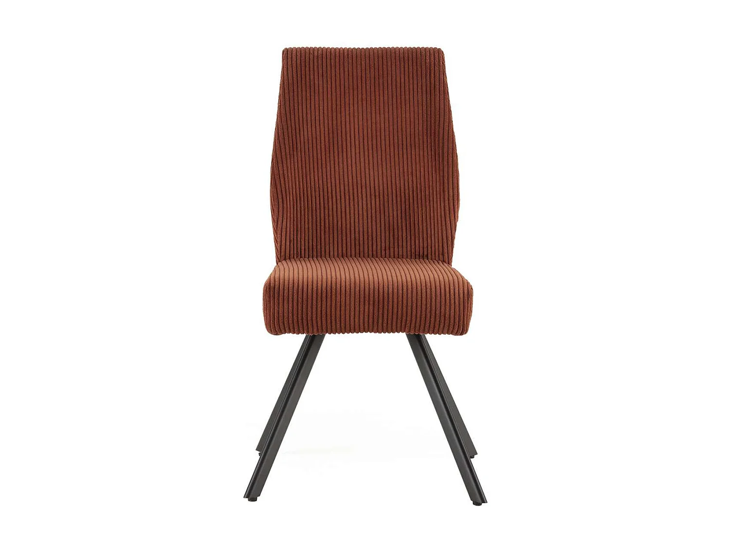 Pack de 2 sillas md-Pau tapizado textil teja, 98cm(alto) 45cm(ancho) 60cm(largo)