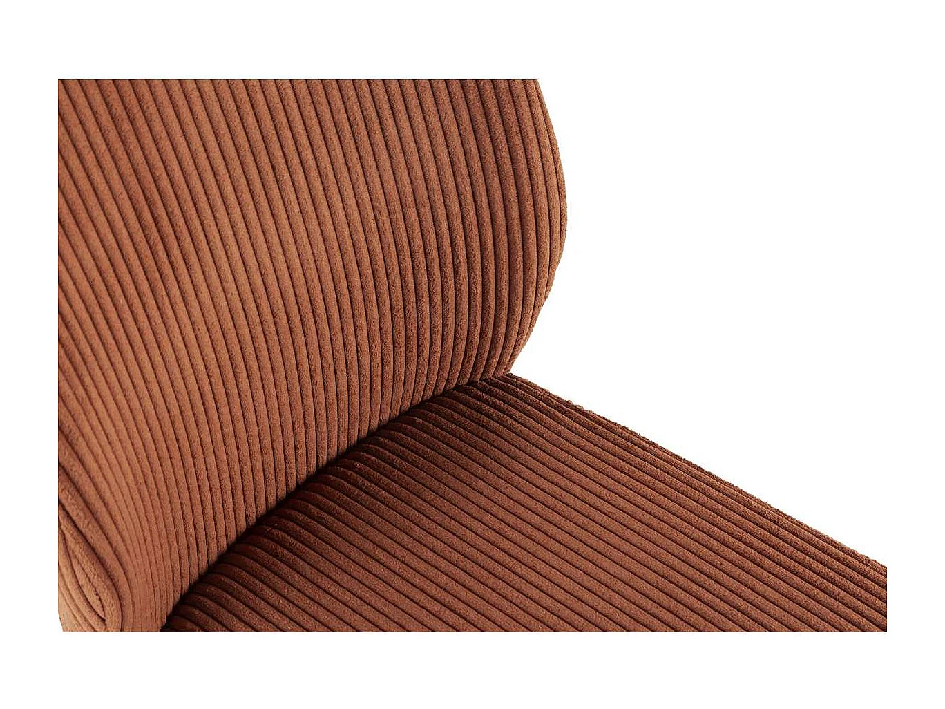 Pack de 2 sillas md-Pau tapizado textil teja, 98cm(alto) 45cm(ancho) 60cm(largo)