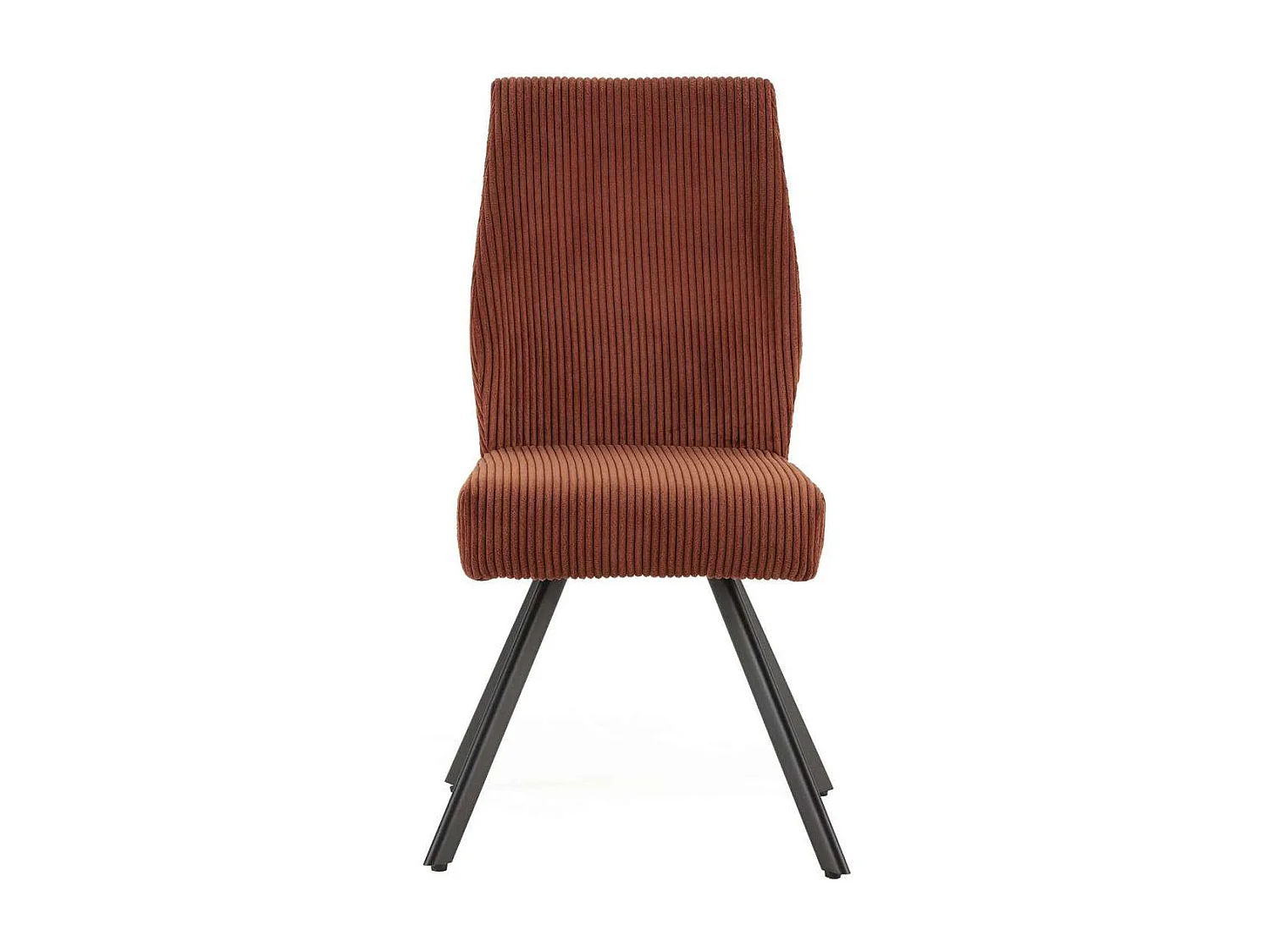 Pack de 2 sillas md-Pau tapizado textil teja, 98cm(alto) 45cm(ancho) 60cm(largo)