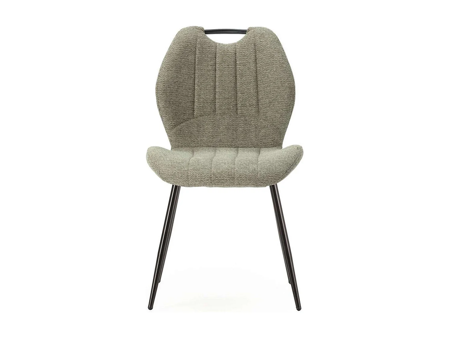 Pack de 4 sillas md-Omar tapizado textil verde/negro, 86cm(alto) 48cm(ancho) 58cm(largo)