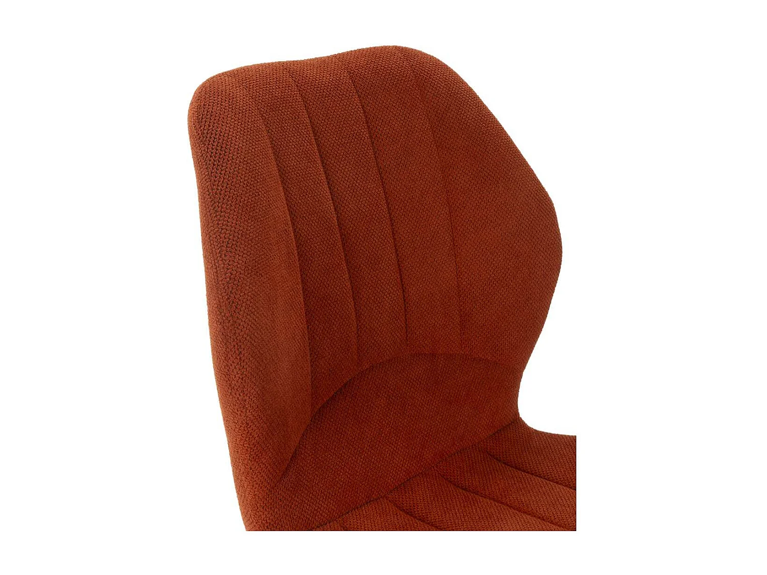 Pack de 4 sillas modelo Guadiana tapizado textil teja, 78cm(alto) 47cm(ancho) 58cm(largo)