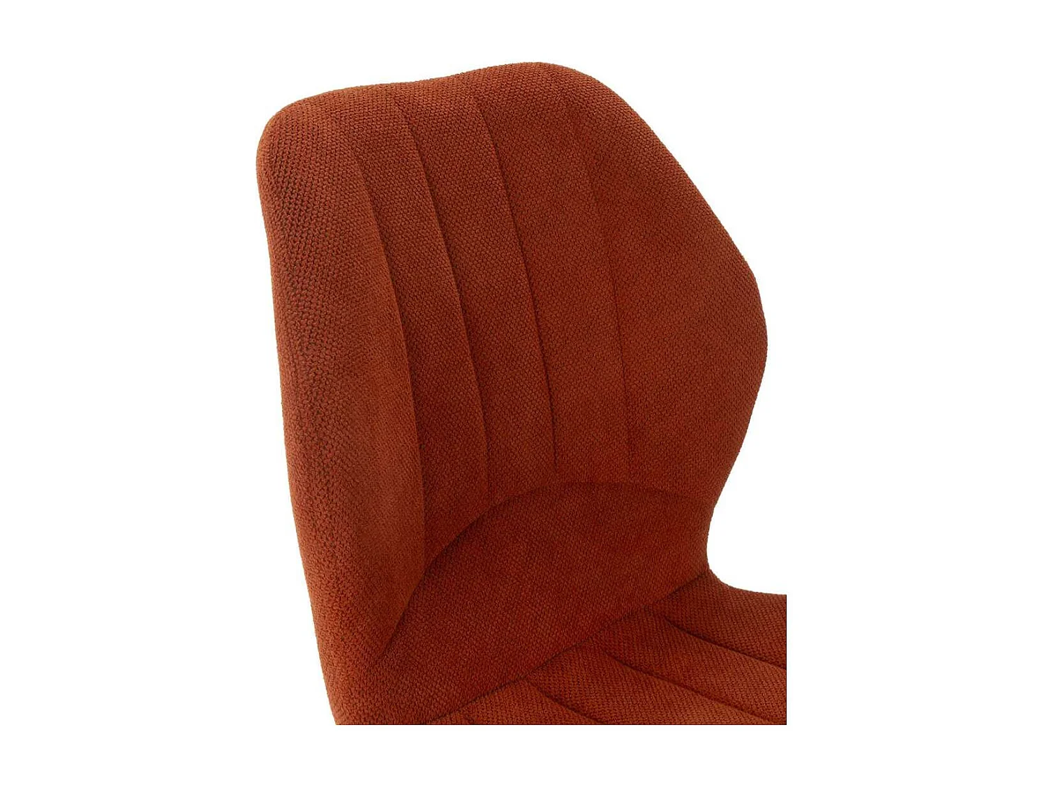 Pack de 4 sillas modelo Guadiana tapizado textil teja, 78cm(alto) 47cm(ancho) 58cm(largo)