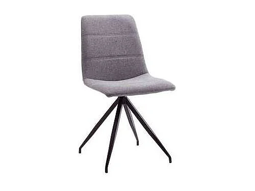 Pack de 4 sillas Alicante tapizadas en gris, 91 cm (alto) 46 cm (ancho) 51 cm (fondo)