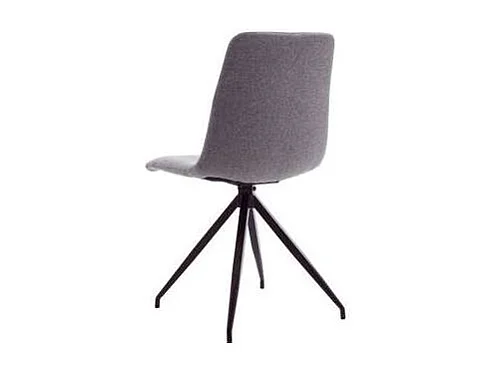 Pack de 4 sillas Alicante tapizadas en gris, 91 cm (alto) 46 cm (ancho) 51 cm (fondo)