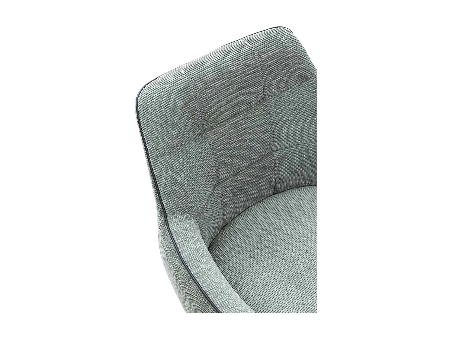 Pack de 2 sillones giratorios modelo Matrix con brazos tapizado textil verde, 84cm(alto) 6