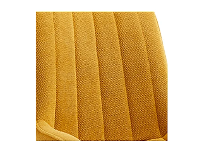 Pack de 4 sillas Altamira tapizadas en tejido dorado patas negras. 61cm(ancho ) 87cm(altur