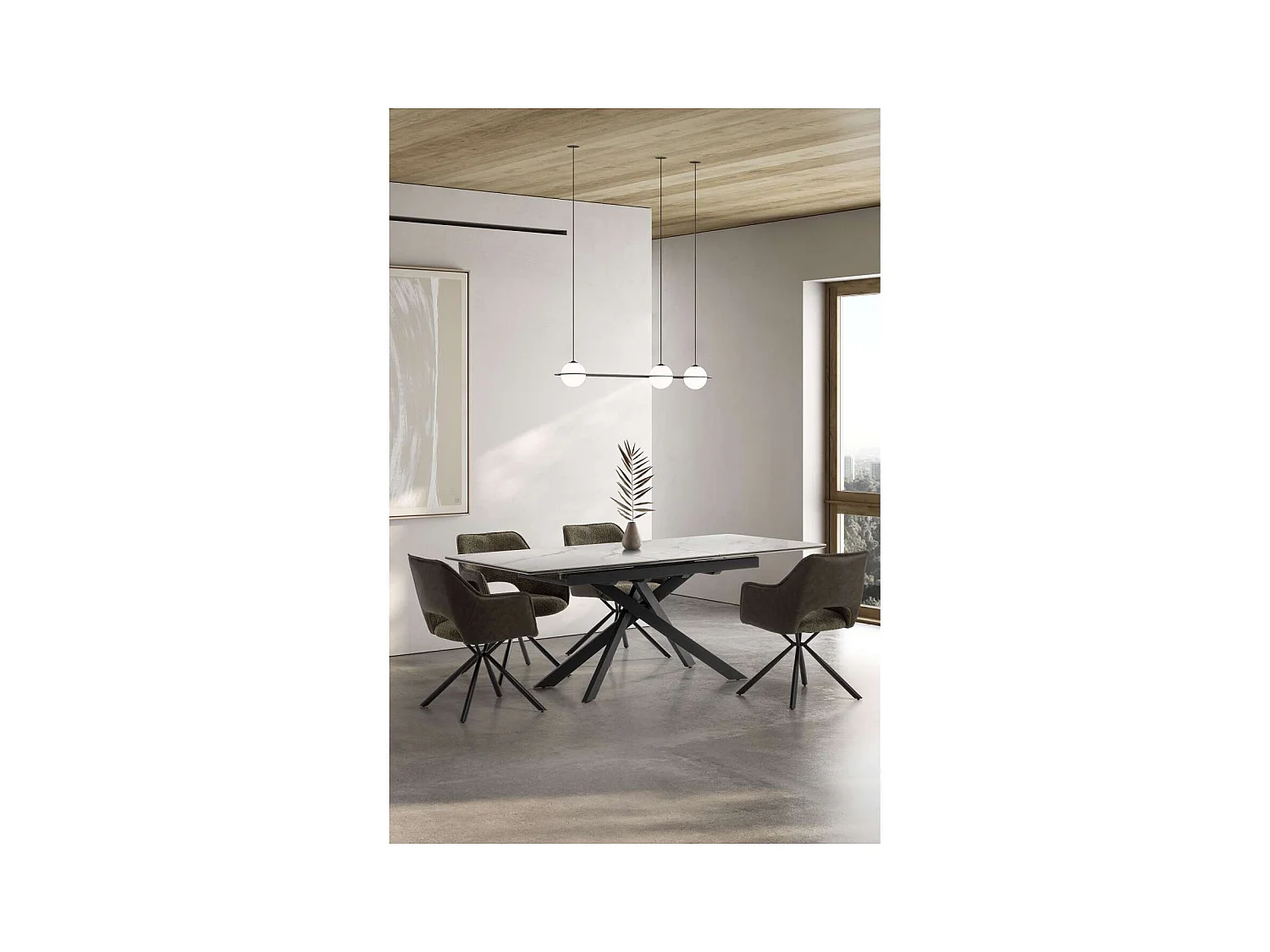 Pack de 2 sillones modelo Oliver tapizado textil verde, 81cm(alto) 60cm(ancho) 62cm(largo)