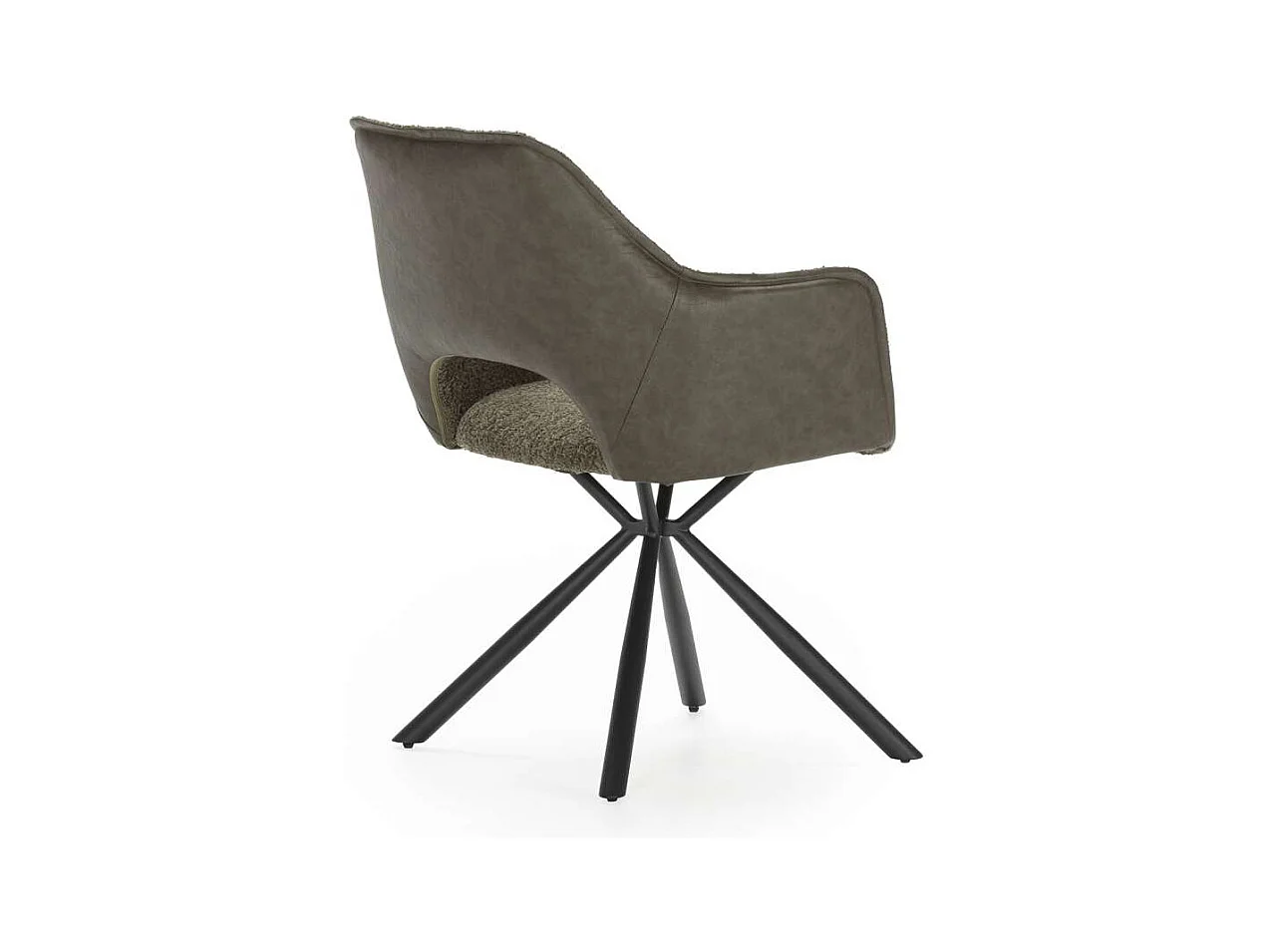 Pack de 2 sillones modelo Oliver tapizado textil verde, 81cm(alto) 60cm(ancho) 62cm(largo)