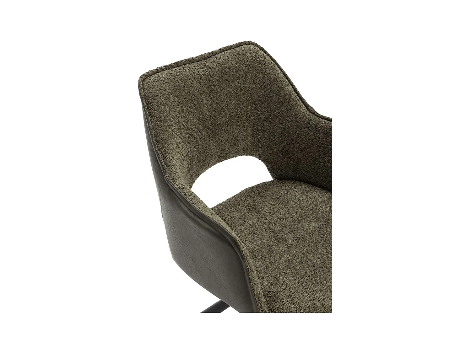 Pack de 2 sillones modelo Oliver tapizado textil verde, 81cm(alto) 60cm(ancho) 62cm(largo)