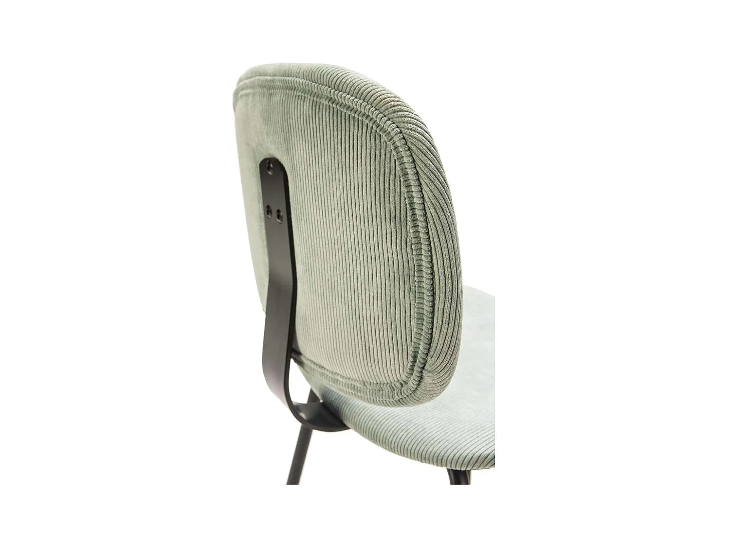 Pack de 2 sillas MARIO tapizadas en pana color aguamarina, 50/79cm(alto) 44cm(ancho) 51cm(