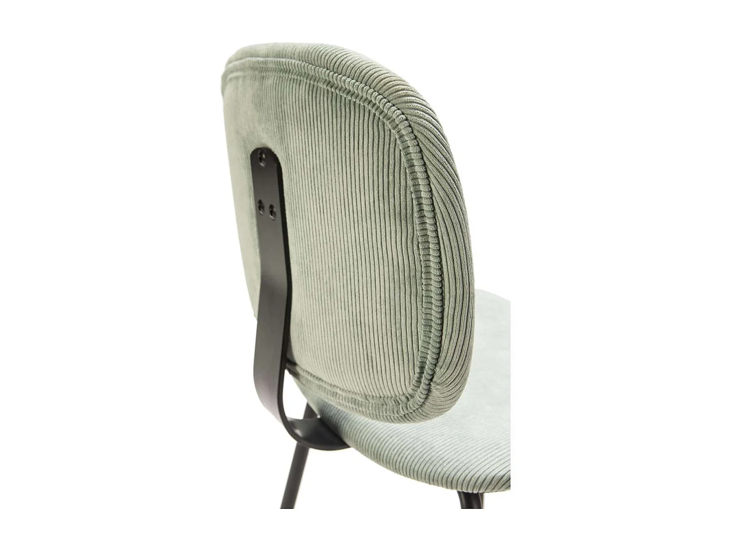 Pack de 2 sillas MARIO tapizadas en pana color aguamarina, 50/79cm(alto) 44cm(ancho) 51cm(