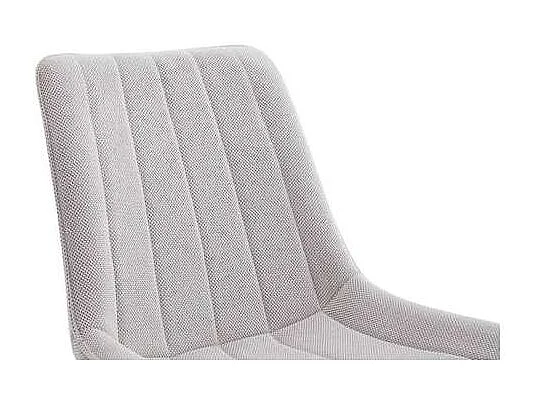 Pack de 4 sillas Altamira tapizadas en tejido beige, patas cromadas. 61cm(ancho ) 87cm(alt