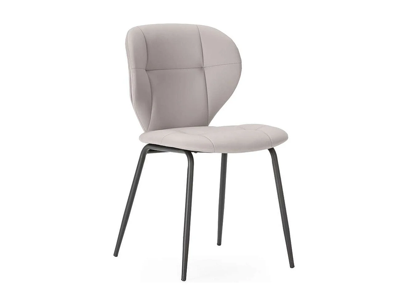 Pack de 2 sillas modelo Fauna tapizado polipiel beige, 83cm(alto) 50cm(ancho) 57cm(largo)