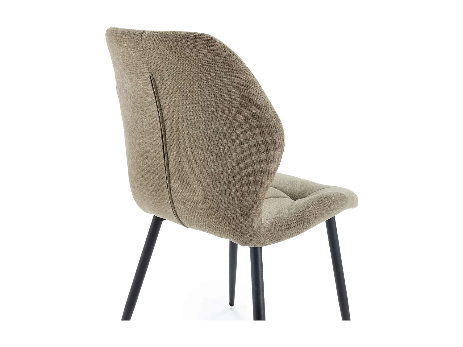 Pack de 4 sillas modelo Palma tapizado textil verde, 85cm(alto) 47.5cm(ancho) 57.5cm(largo