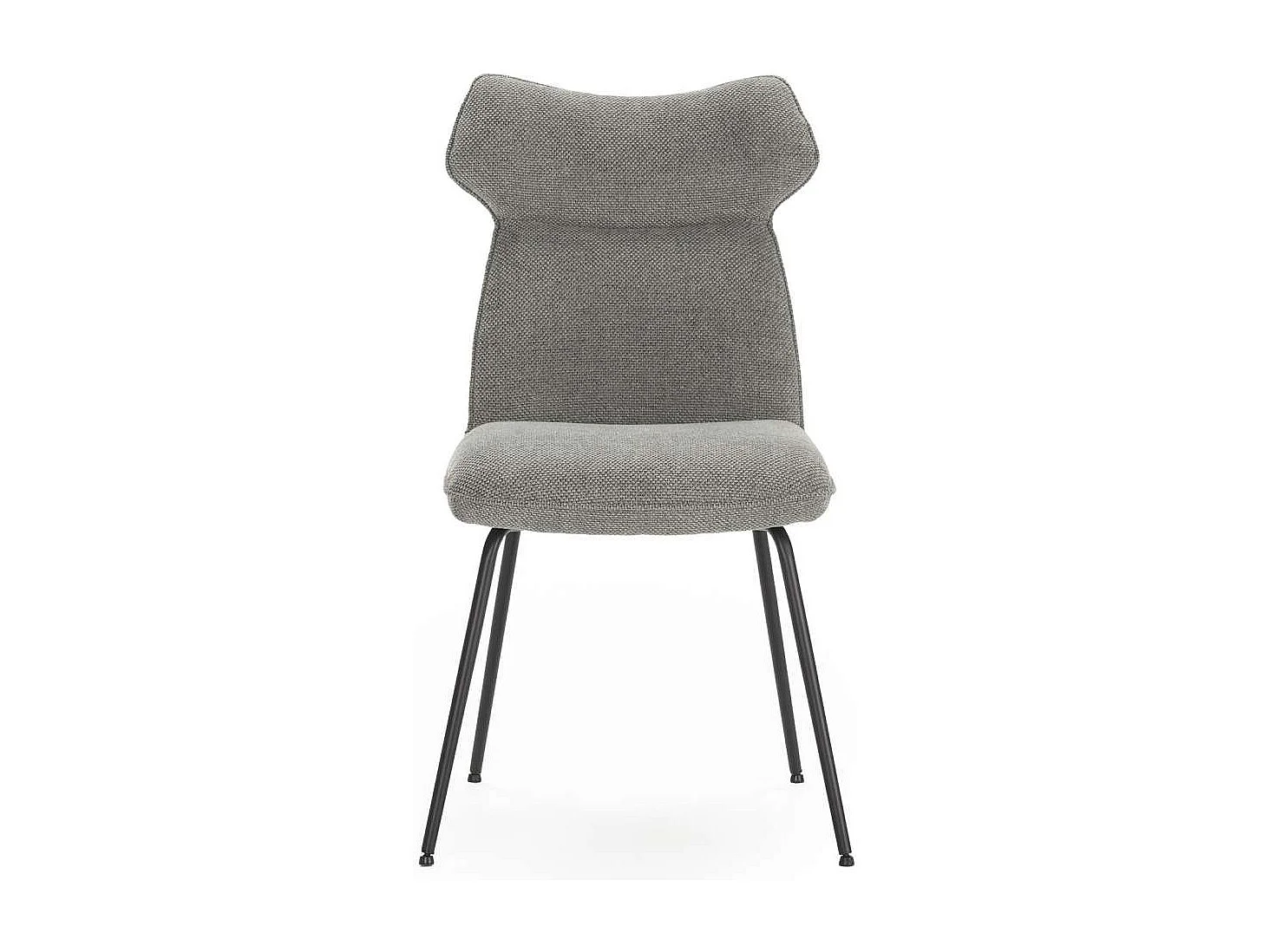 Pack de 2 sillas modelo Dimitri tapizado textil gris, 91cm(alto) 47cm(ancho) 64cm(largo)