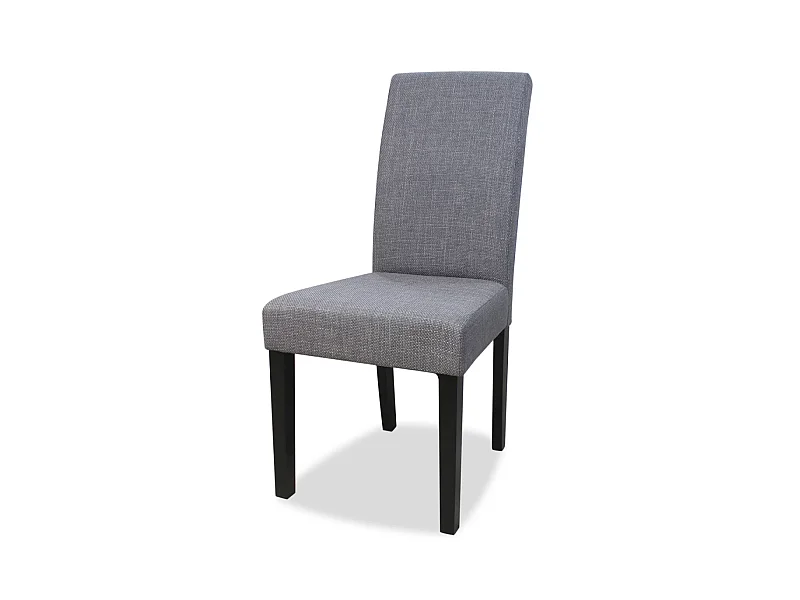 Pack de 2 sillas modelo Villalba tapizadas en textil gris, 99cm(alto) 47cm(ancho) 60cm(lar