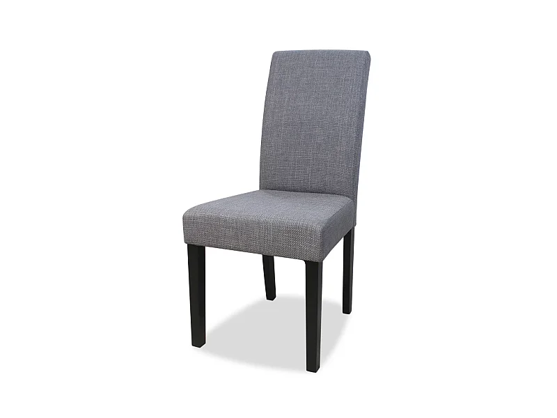 Pack de 2 sillas modelo Villalba tapizadas en textil gris, 99cm(alto) 47cm(ancho) 60cm(lar