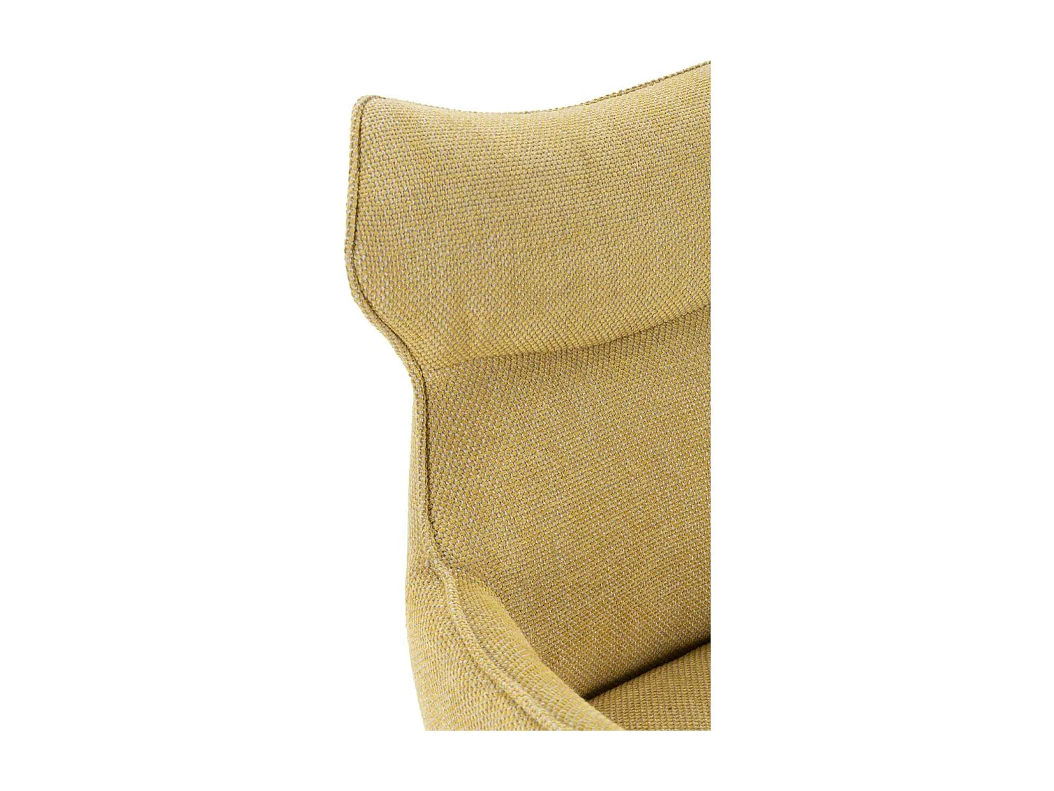 Pack de 2 sillones modelo Dimitri tapizado textil mostaza, 90cm(alto) 60cm(ancho) 65cm(lar