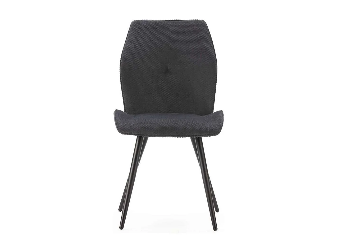 Pack de 2 sillas modelo Adara tapizado textil negro, 91cm(alto) 46cm(ancho) 62cm(largo)