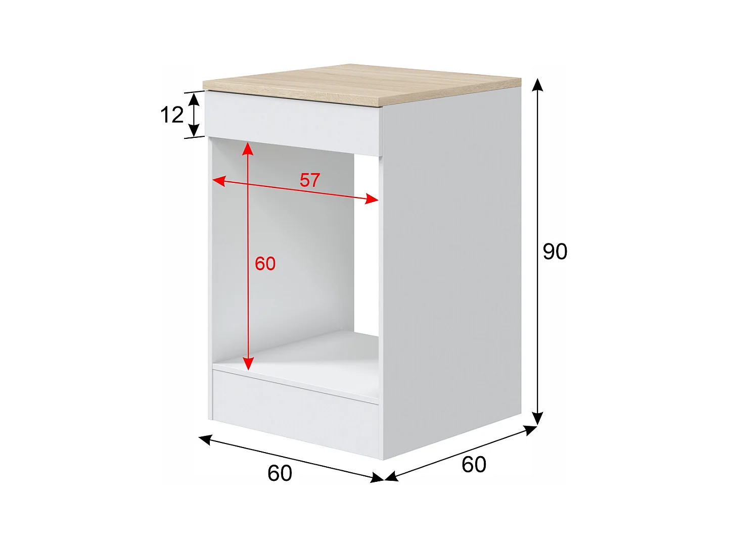 Cucina Componibile Completa Da 160 Cm Moderna Salvaspazio con Cassetti Ammortizzati Piedini Regolabili Moduli Pensili Facile Da Installare Bianco Lucido e Rovere