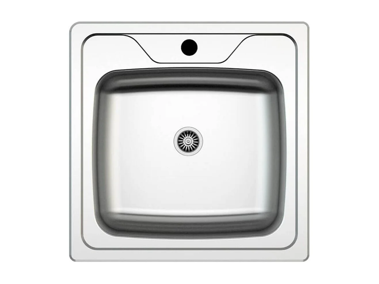 Mini cucina Cucinino80 bianco larice con lavello e piano cottura a gas 80x60x85H