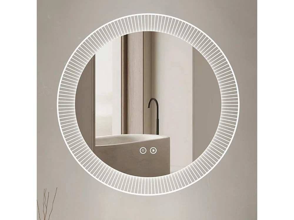 Specchio smart rotondo anti-appannamento YJ-3001-60 diametro 60x60