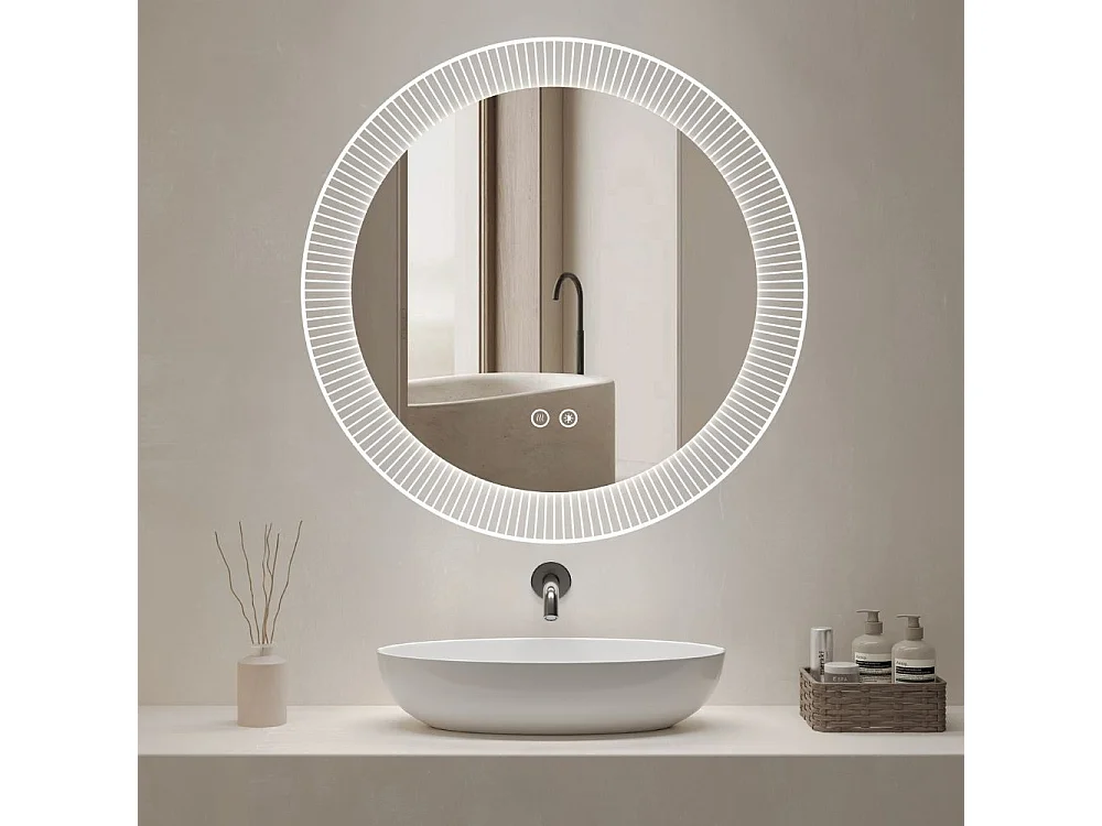 Specchio smart rotondo anti-appannamento YJ-3001-60 diametro 60x60