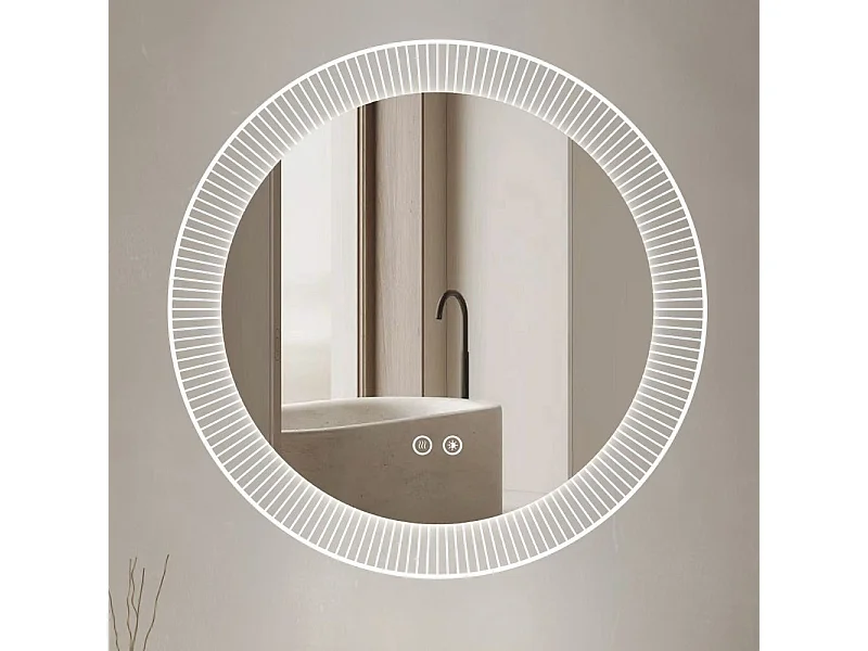 Specchio smart rotondo anti-appannamento YJ-3001-60 diametro 60x60