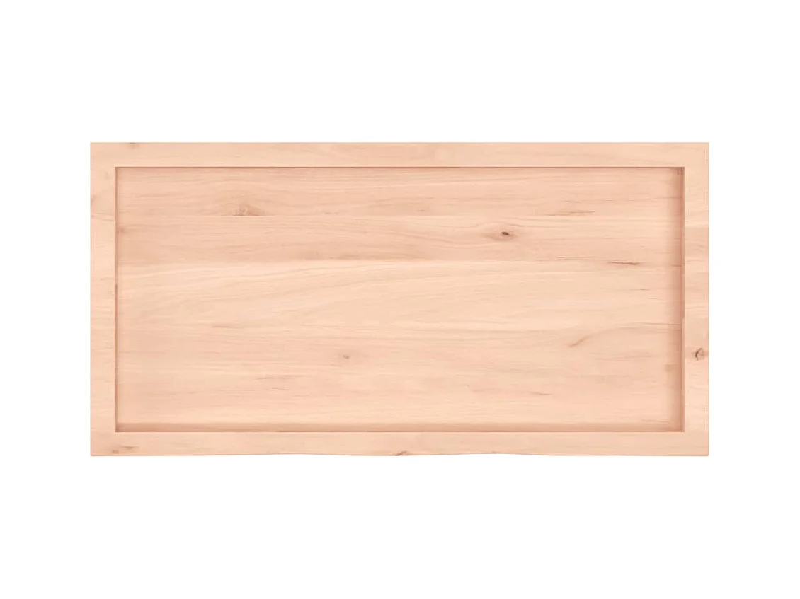 Étagère murale 100x50x(2-6) cm bois de chêne massif non traité