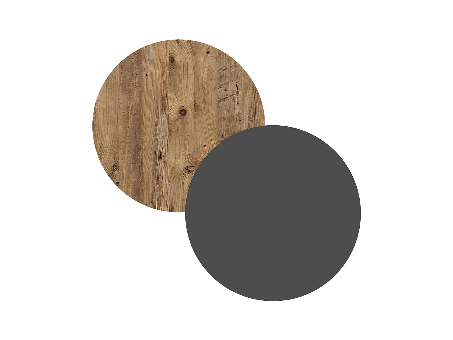 Bibliothèque moderne grise avec rangement bas fermé MARFA