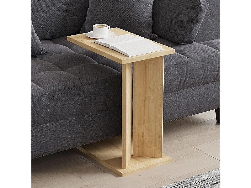 Bout de canapé avec tablette LUN