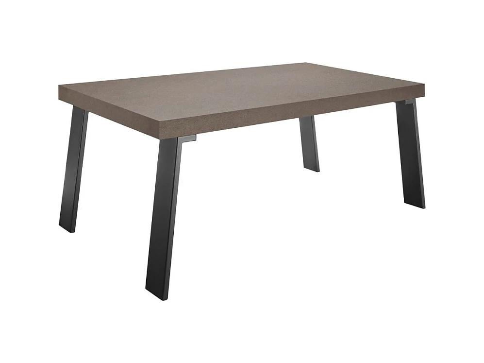 Table de salle à manger SPRING – L168 x H88 x l78 cm – Gris foncé