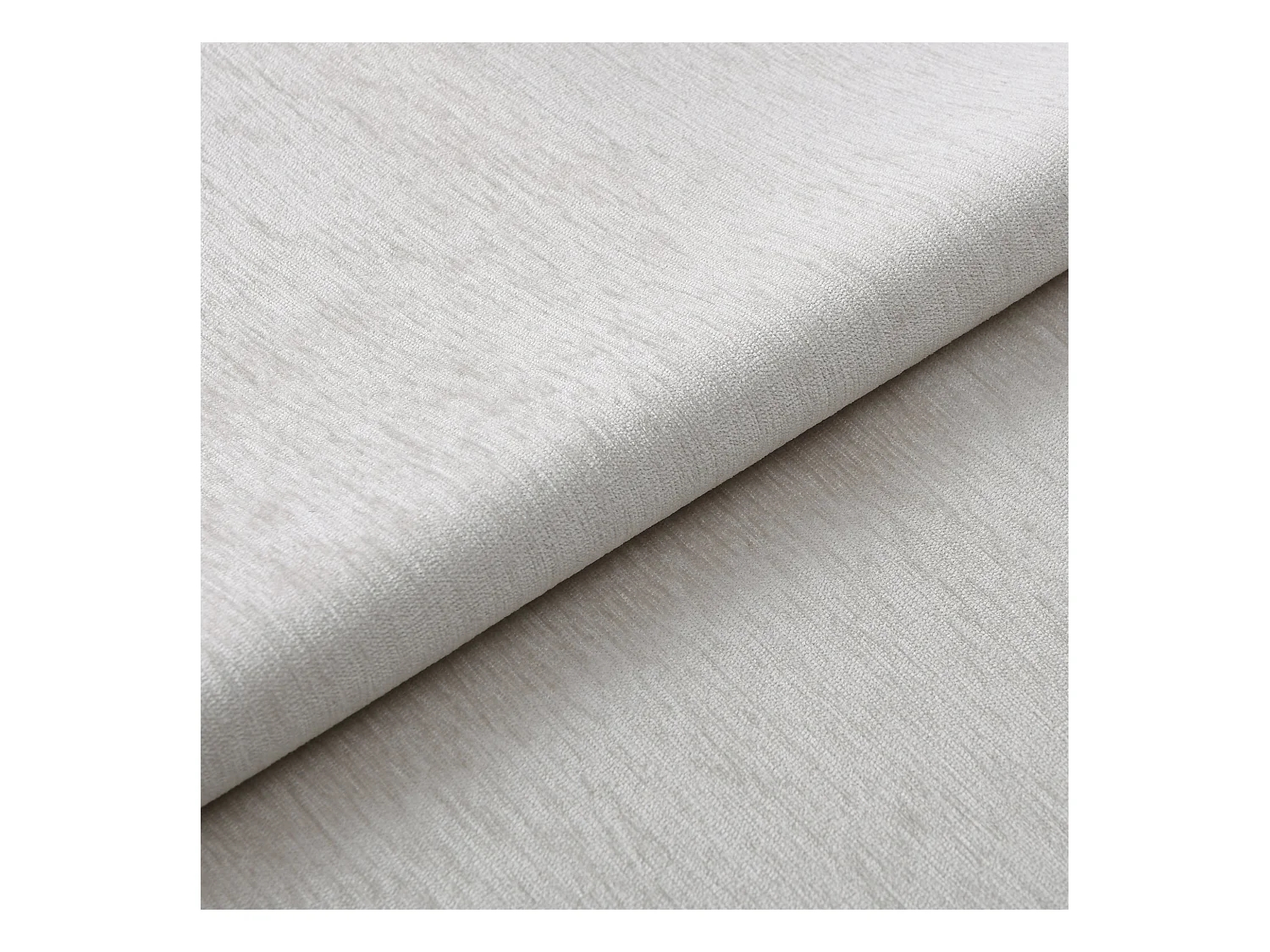 Canapé 4 places tissu tramé touché doux crème CELINE