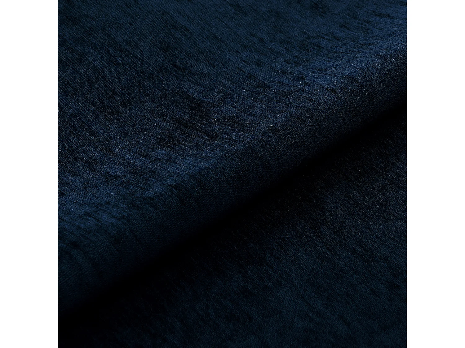 Canapé CELINE 4 places en tissu tramé bleu nuit