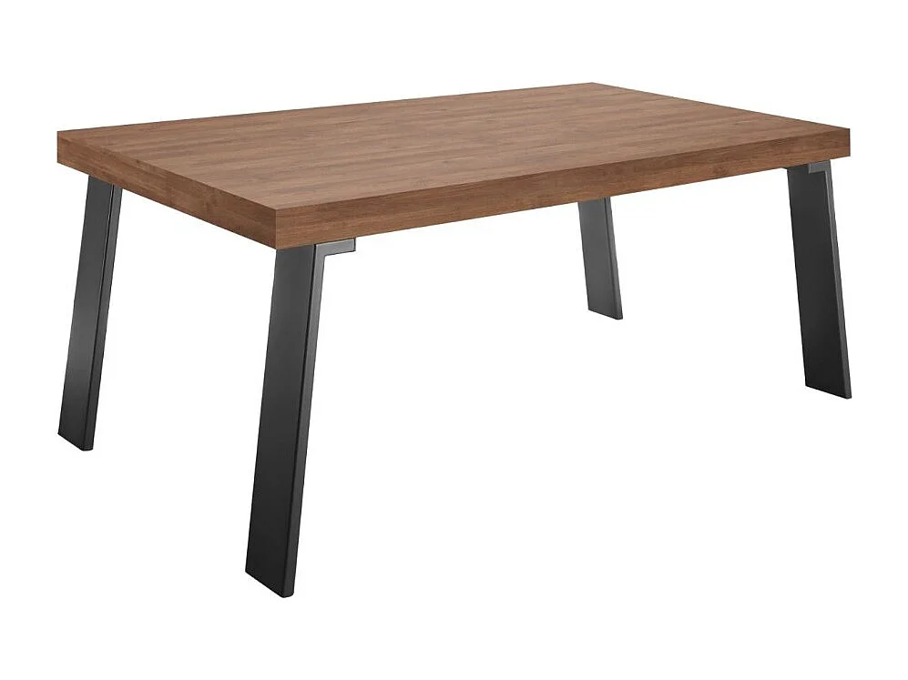 Table de salle à manger SPRING – L168 x H88 x l78 cm – Chêne et gris anthracite
