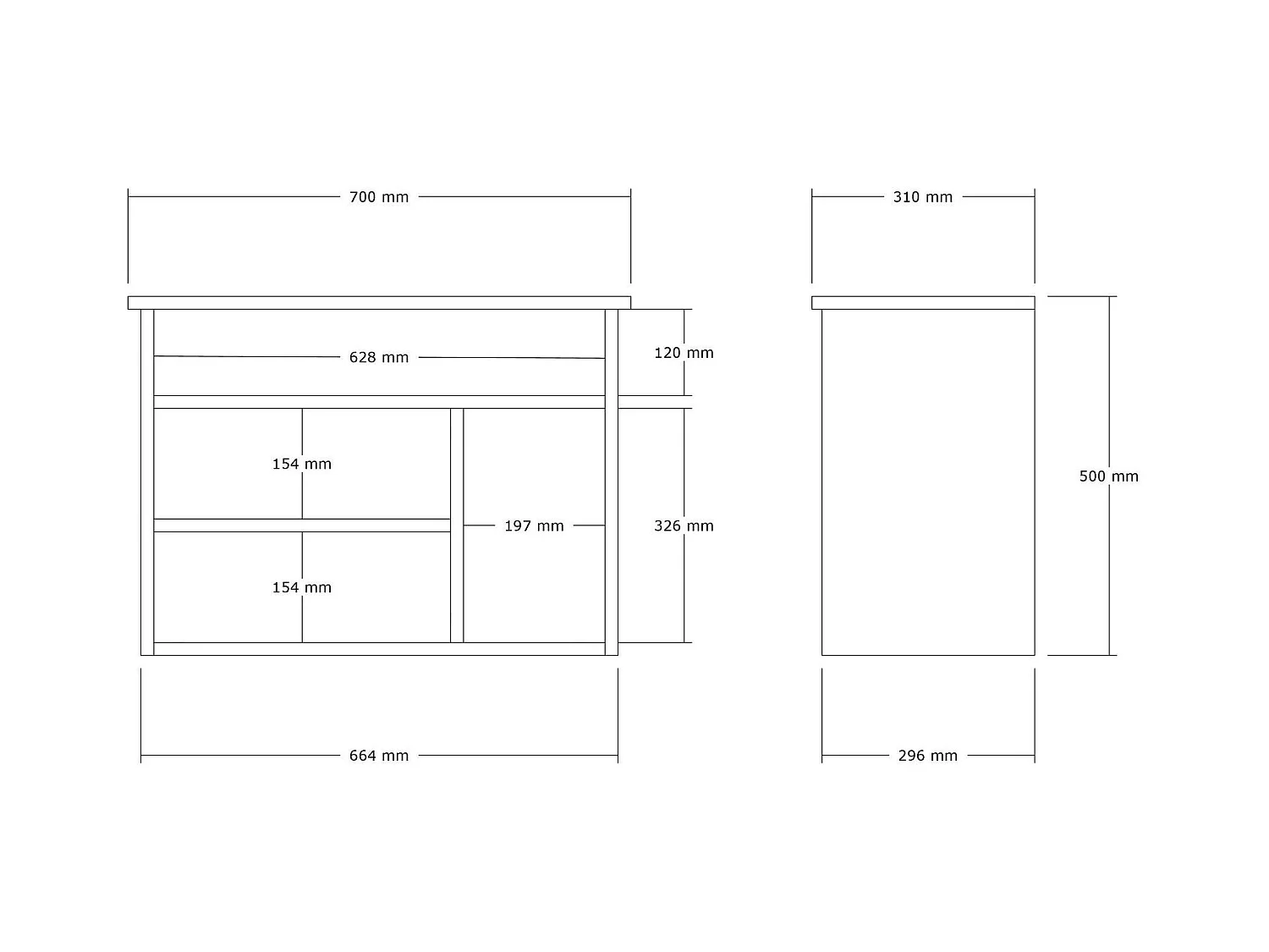 Meuble à chaussures moderne effet bois clair MARFA
