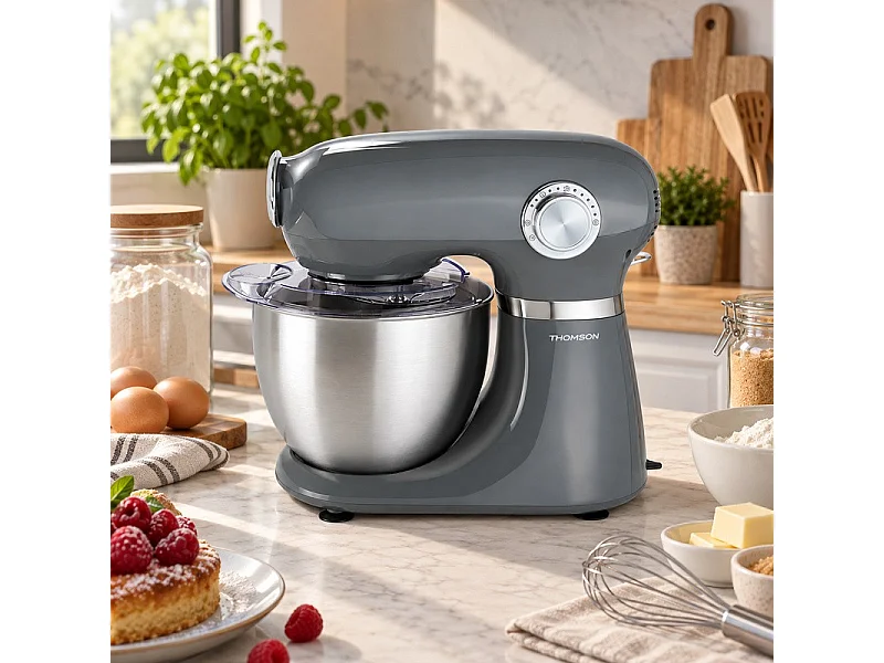 Robot pâtissier Thomson THFP3510G 1000 W Gris